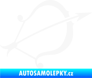 Samolepka Střelec 002 pravá bílá
