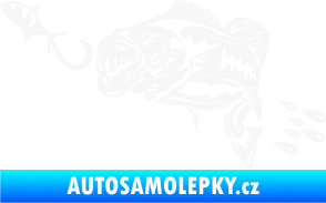 Samolepka Sumec 006 levá s návnadou bílá