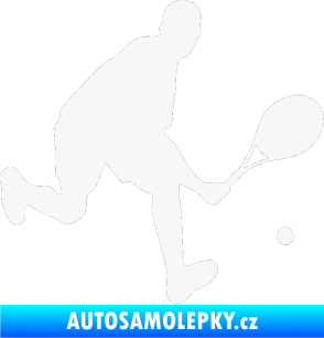 Samolepka Tenista 007 pravá bílá