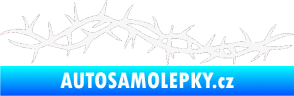 Samolepka Tetování 185 trny bílá