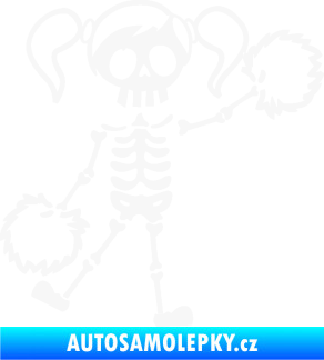 Samolepka The Bone Family Holka bílá