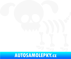 Samolepka The Bone Family Pejsek bílá