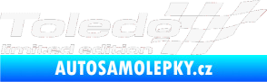 Samolepka Toledo limited edition pravá bílá