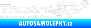 Samolepka Touareg limited edition pravá bílá