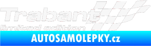 Samolepka Trabant limited edition pravá bílá