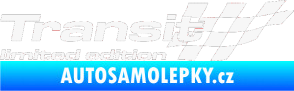 Samolepka Transit limited edition pravá bílá