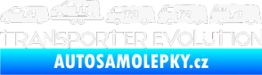 Samolepka Transporter evolution - levá bílá