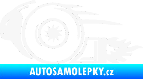 Samolepka Turbo šnek 002 levá bílá