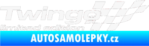 Samolepka Twingo limited edition pravá bílá