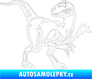 Samolepka Tyrannosaurus Rex 003 pravá bílá