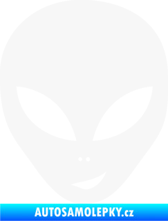 Samolepka UFO 003 pravá bílá