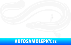 Samolepka Úhoř 001 levá bílá