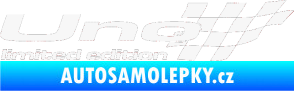 Samolepka Uno limited edition pravá bílá