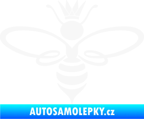 Samolepka Včela 004 královna bílá