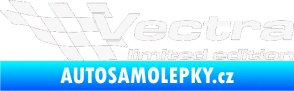 Samolepka Vectra limited edition levá bílá
