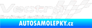 Samolepka Vectra limited edition pravá bílá