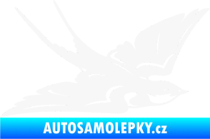 Samolepka Vlaštovka 002 pravá bílá