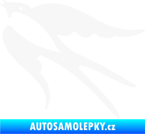 Samolepka Vlaštovka 003 levá bílá