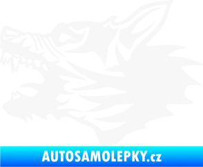 Samolepka Vlk 003 levá bílá