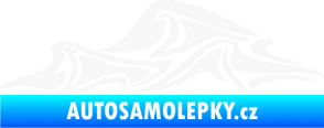Samolepka Vlny 002 levá moře bílá