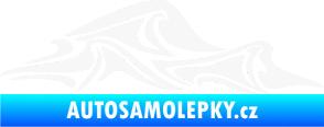Samolepka Vlny 002 pravá moře bílá
