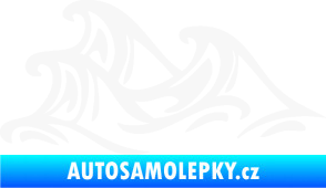 Samolepka Vlny 005 levá moře bílá