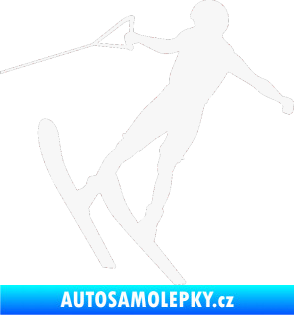 Samolepka Vodní lyže 001 levá bílá