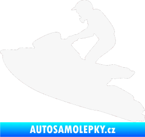 Samolepka Vodní skútr 001 levá bílá