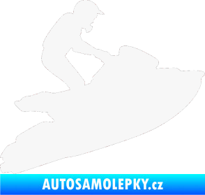 Samolepka Vodní skútr 001 pravá bílá