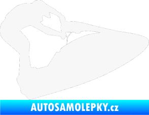Samolepka Vodní skútr 002 pravá bílá