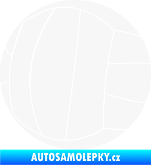 Samolepka Volejbalový míč 003 bílá