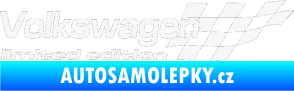 Samolepka Volkswagen limited edition pravá bílá