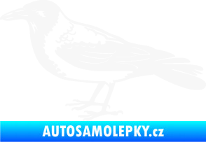 Samolepka Vrána 001 levá bílá