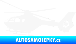 Samolepka Vrtulník 006 levá helikoptéra bílá