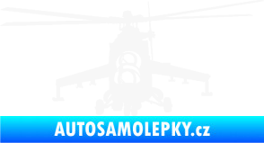 Samolepka Vrtulník 009 levá helikoptéra bílá
