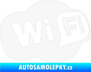 Samolepka Wifi 002 bílá