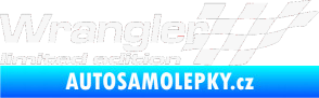 Samolepka Wrangler limited edition pravá bílá