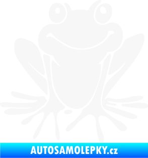 Samolepka Žába 008 pravá bílá