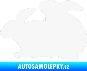 Samolepka Zajíci sex levá bílá