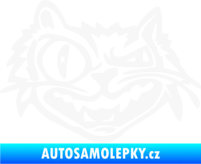 Samolepka Zlý kocour levá bílá