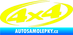 Samolepka 4x4 varianta 013 Fluorescentní žlutá