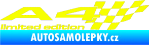 Samolepka A4 limited edition pravá Fluorescentní žlutá