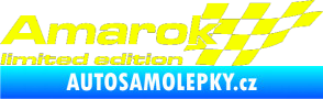 Samolepka Amarok limited edition pravá Fluorescentní žlutá
