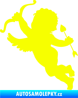 Samolepka Amor 002 levá Fluorescentní žlutá