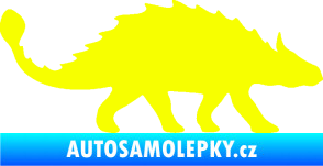 Samolepka Ankylosaurus 001 pravá Fluorescentní žlutá