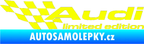 Samolepka Audi limited edition levá Fluorescentní žlutá