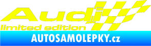 Samolepka Audi limited edition pravá Fluorescentní žlutá