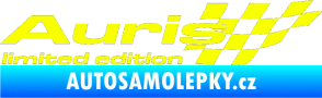 Samolepka Auris limited edition pravá Fluorescentní žlutá