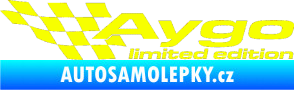 Samolepka Aygo limited edition levá Fluorescentní žlutá