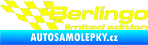 Samolepka Berlingo limited edition levá Fluorescentní žlutá